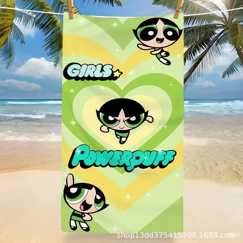 Home Bathroom Towels - Hot The Powerpuff and Girls Series