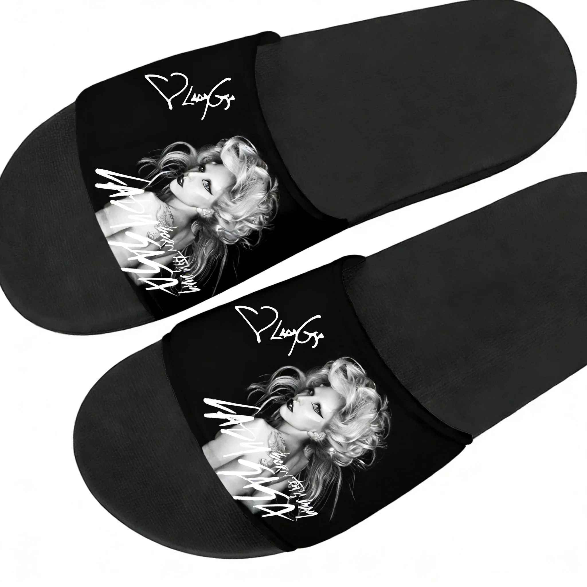 Home Outside Bathroom - Lady Gaga Slippers Home Water Shoes