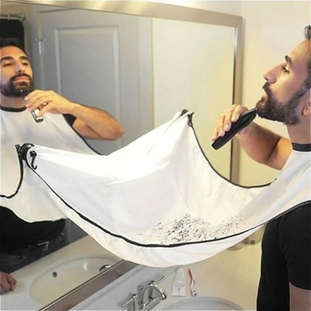 Shaving Mirror Suction - 1PC Men Beards Shaving Aprons Creative