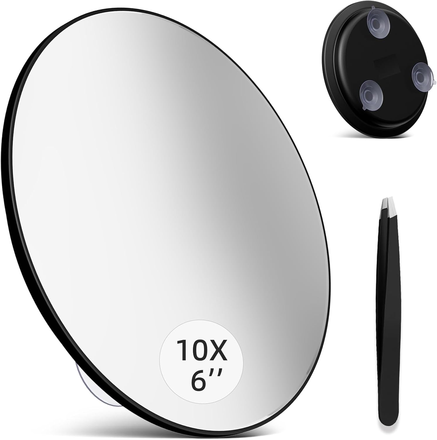 Shaving Mirror Suction - 10X Magnifying Makeup Mirror with Suction