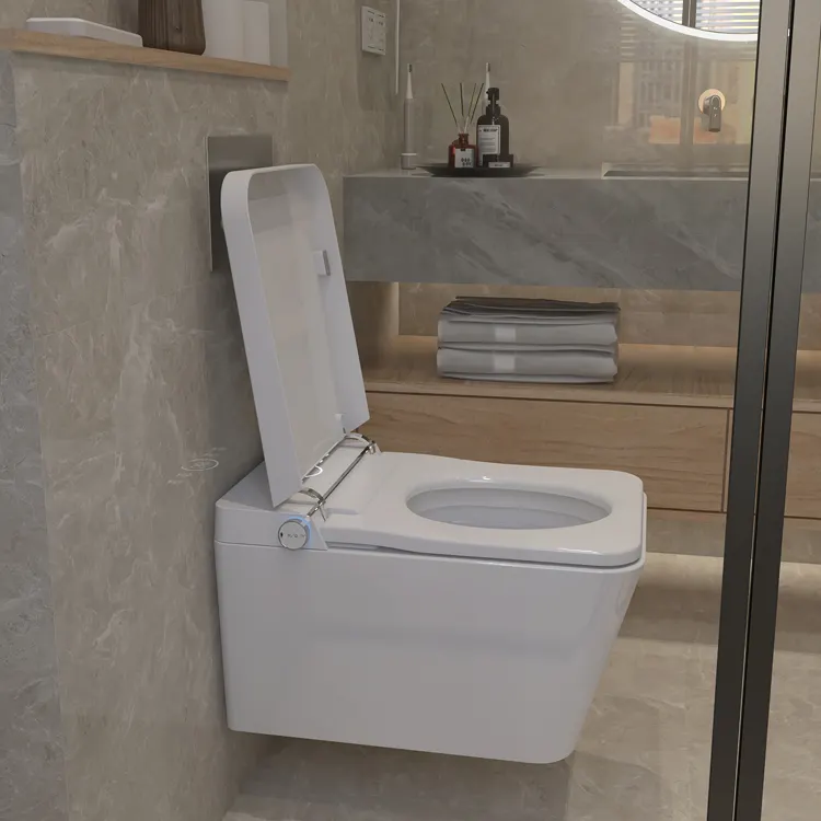 Home Bathroom Ware - Wall Hung Smart Toilet App Control