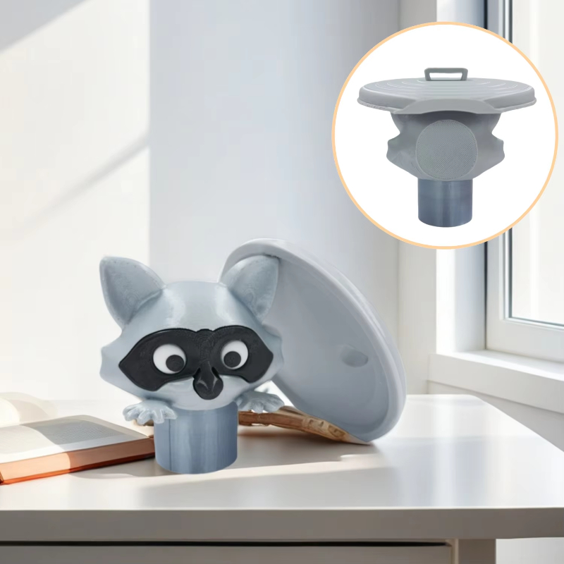 Home Bathroom Decor Ideas - Cute Raccoon Toilet Paper Holder Playful