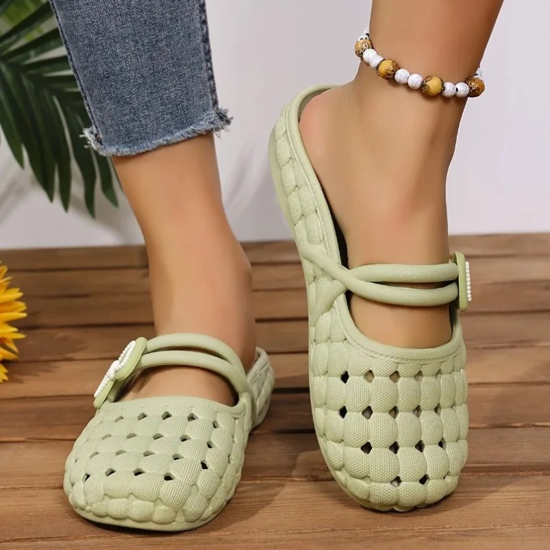 Woven Home Slippers Woman Clou - Home Outside Bathroom 评论和价格