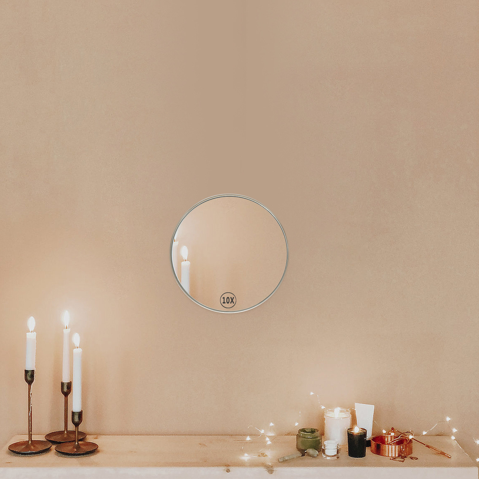 Single Side Magnifying Mirror  - Shaving Mirror Suction 评论和价格