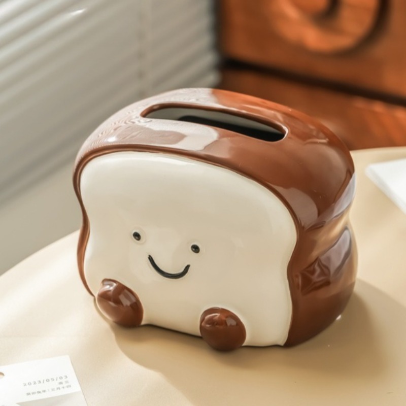Creative Cartoon Toast Ceramic - Home Bathroom Decor Ideas 评论和价格