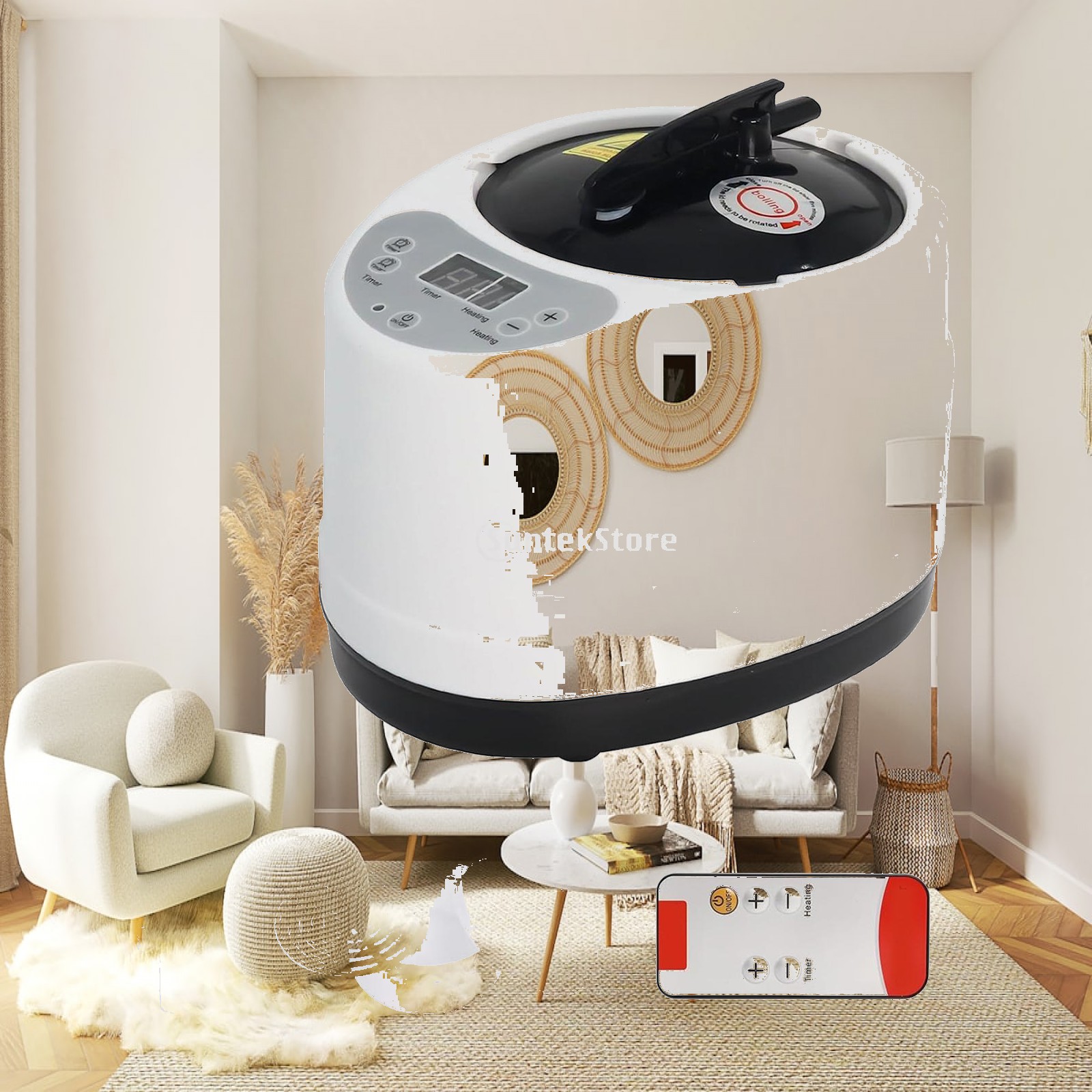 Portable Sauna Steamer 3L Home - Home Bathroom Sauna 评论和价格