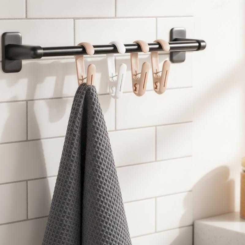 10pcs Multi-Purpose Hanging Cl - Home Bathroom Towels 评论和价格