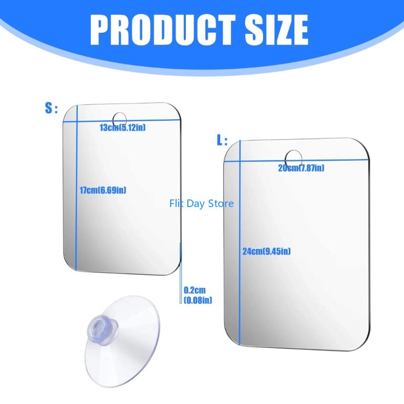 F92C Acrylic Shaving Mirror wi - Shaving Mirror Suction 评论和价格