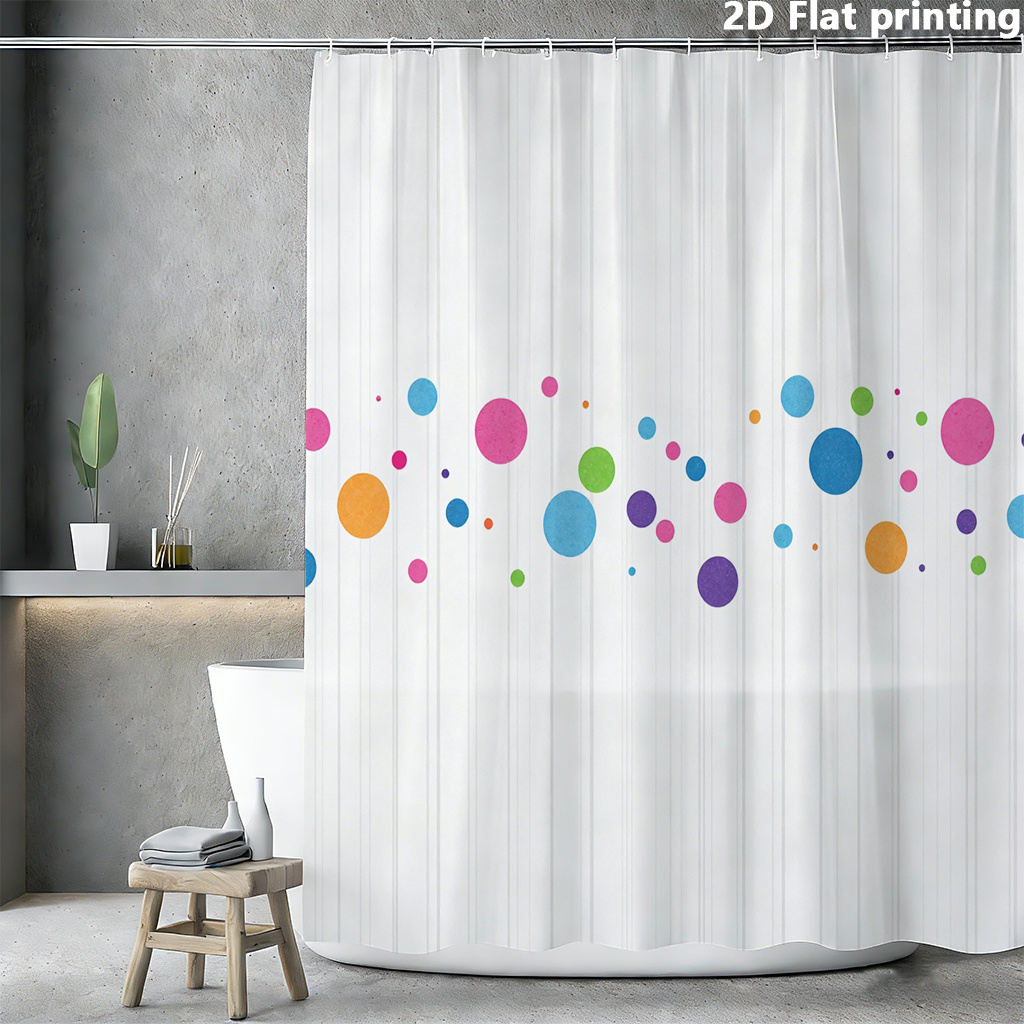 2D Flat, 1qc 2D Flat Printing  - Shower Curtain Liner 评论和价格