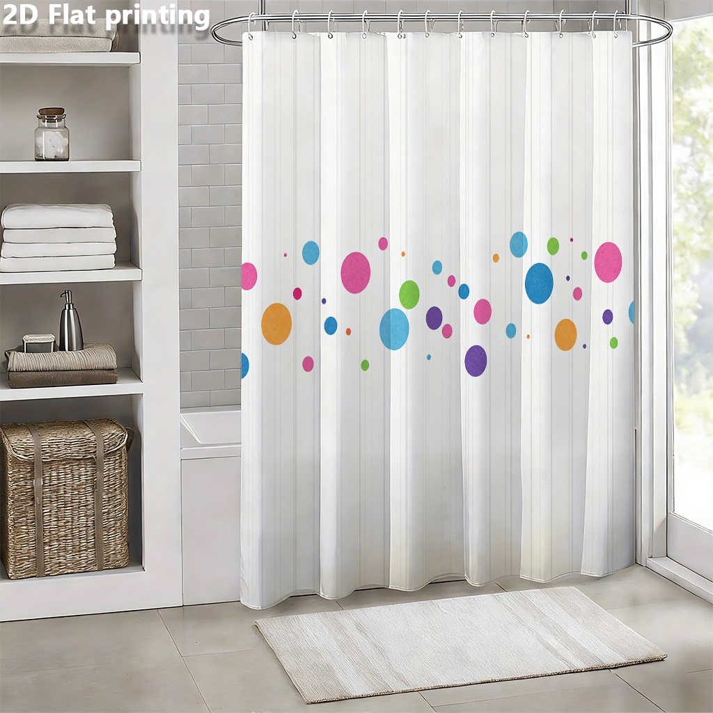2D Flat, 1qc 2D Flat Printing  - Shower Curtain Liner 评论和价格