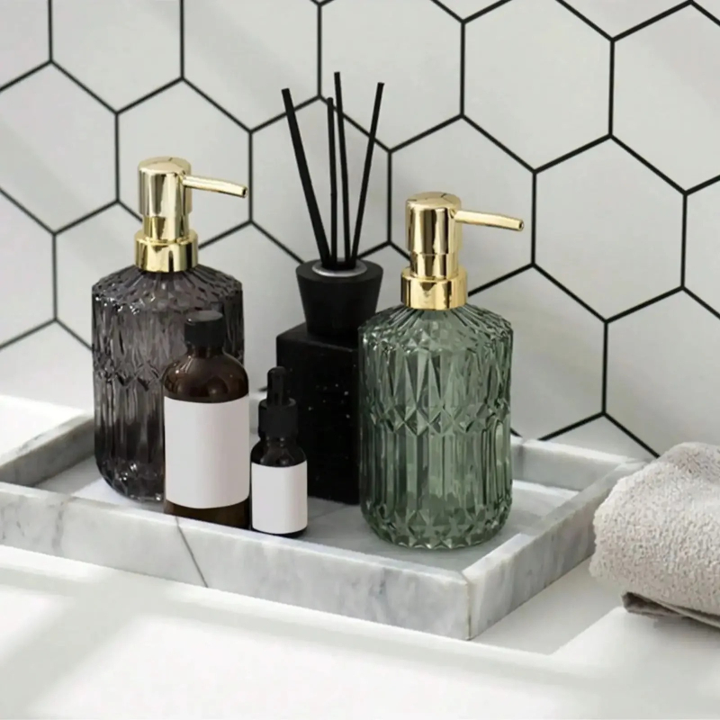 400ML Manual Liquid Soap Dispe - Glass Soap Dish 评论和价格