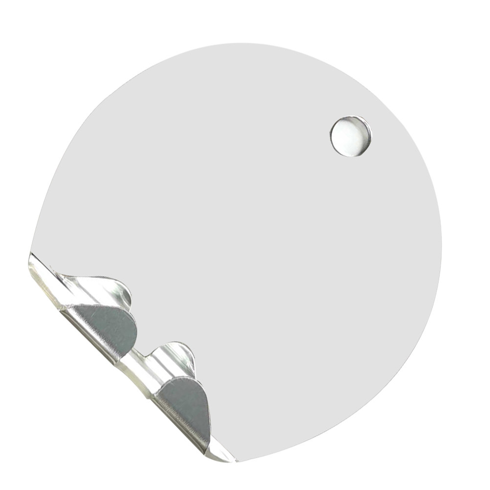 Round Silver Fog Free Bathroom - Shaving Mirror Suction 评论和价格