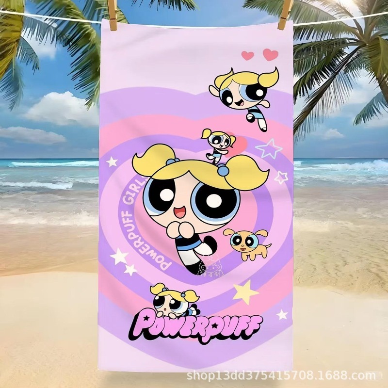 Hot The Powerpuff and Girls Se - Home Bathroom Towels 评论和价格