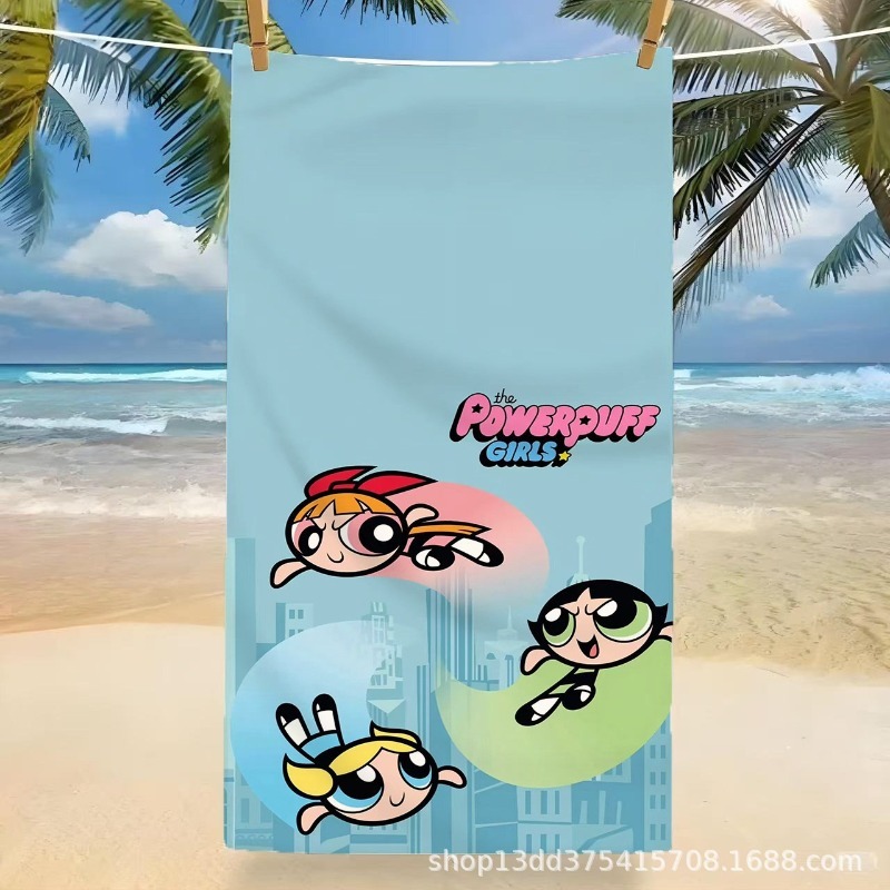 Hot The Powerpuff and Girls Se - Home Bathroom Towels 评论和价格