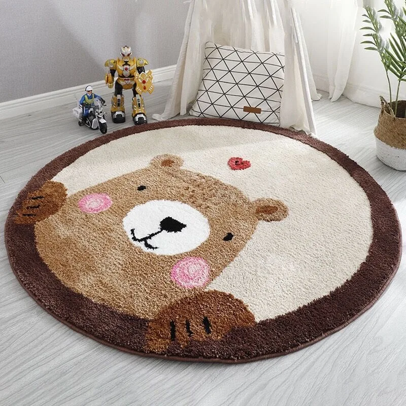 VIKAMA Cartoon Round Imitation - Home Bathroom Wear 评论和价格