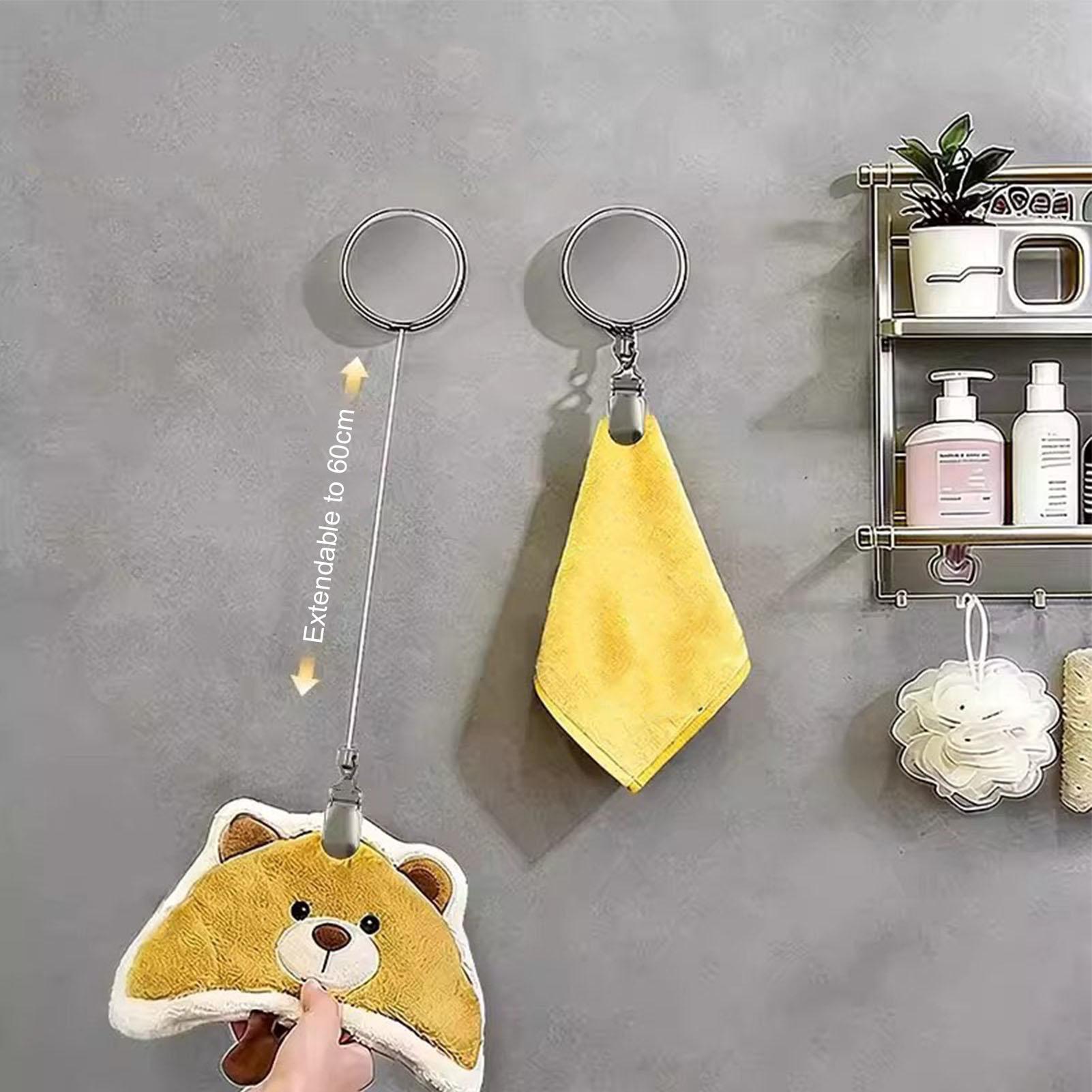 1pcs Automatic Retractable Tow - Home Bathroom Towels 评论和价格
