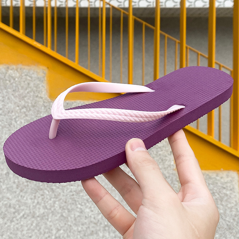Women Flat Flip-flops Slippers - Home Outside Bathroom 评论和价格