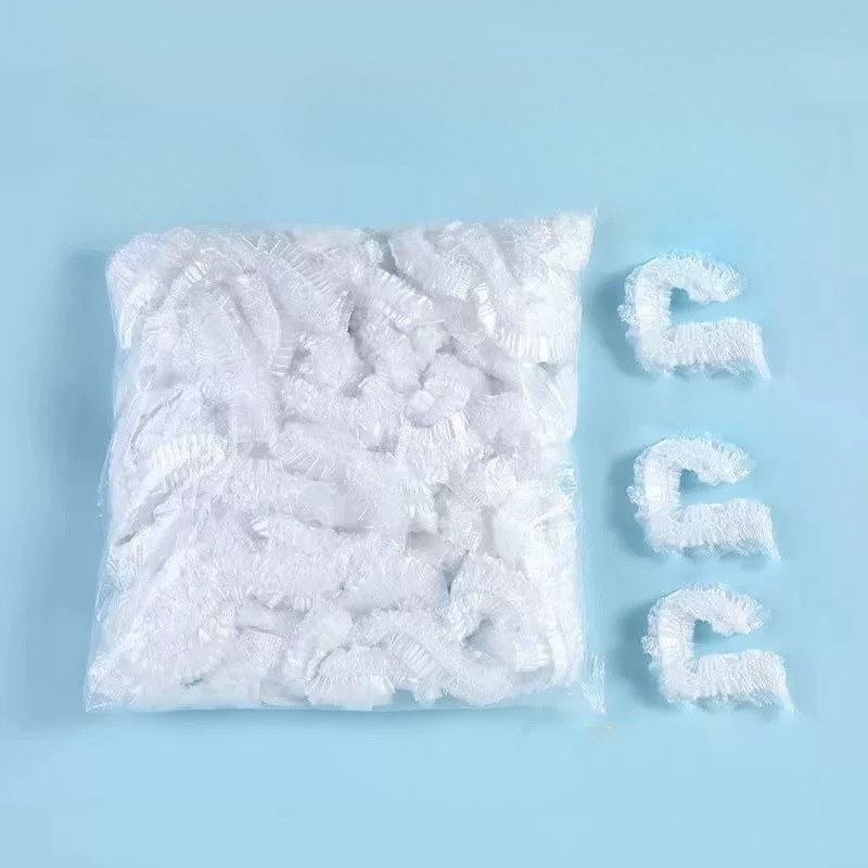 50Pcs Disposable Shower Cap Co - Home Bathroom Sauna 评论和价格