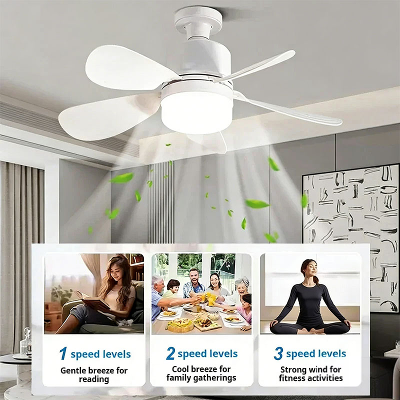 E27 Screw Ceiling Fan Light wi - Home Bathroom Fan 评论和价格