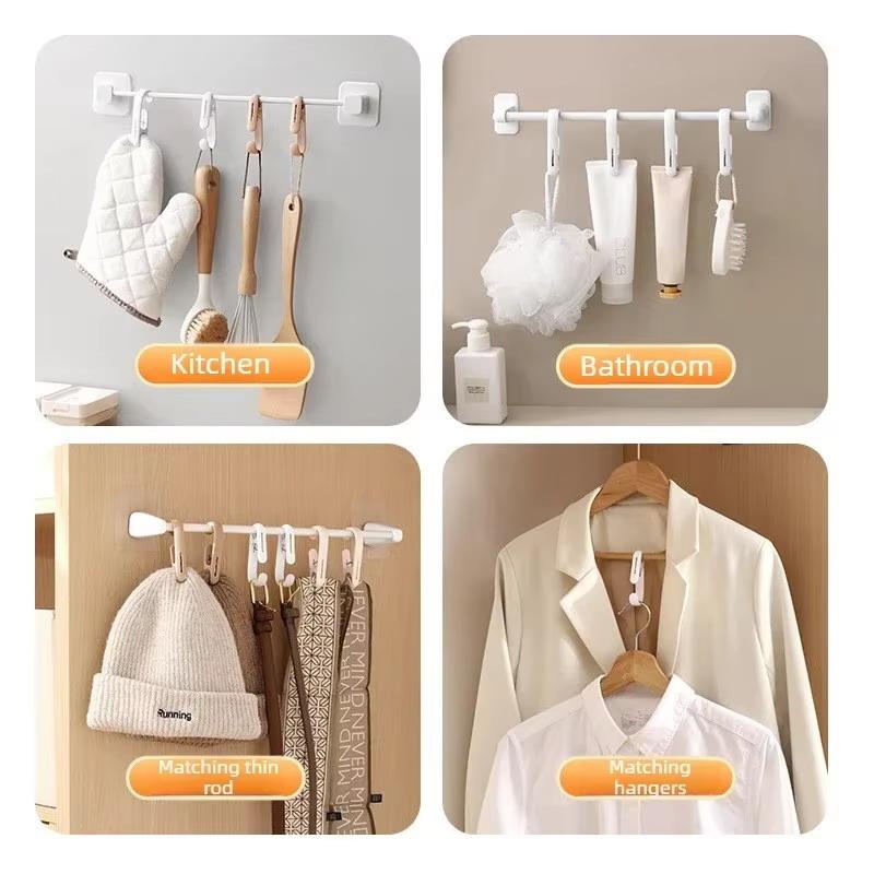 10pcs Multi-Purpose Hanging Cl - Home Bathroom Towels 评论和价格