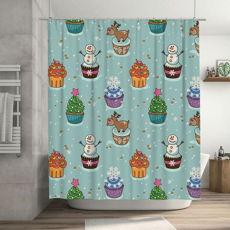 TU Charming Christmas Shower C - Home Bathroom Decor Ideas 评论和价格