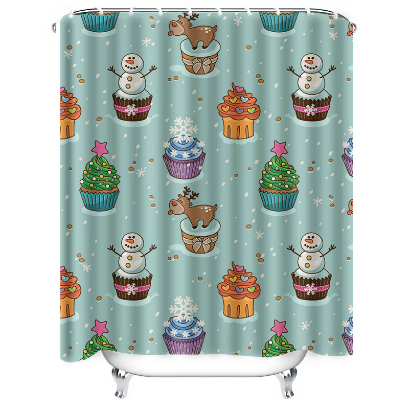 TU Charming Christmas Shower C - Home Bathroom Decor Ideas 评论和价格