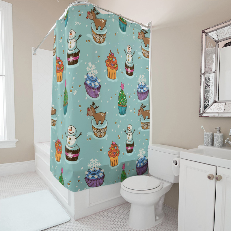 TU Charming Christmas Shower C - Home Bathroom Decor Ideas 评论和价格