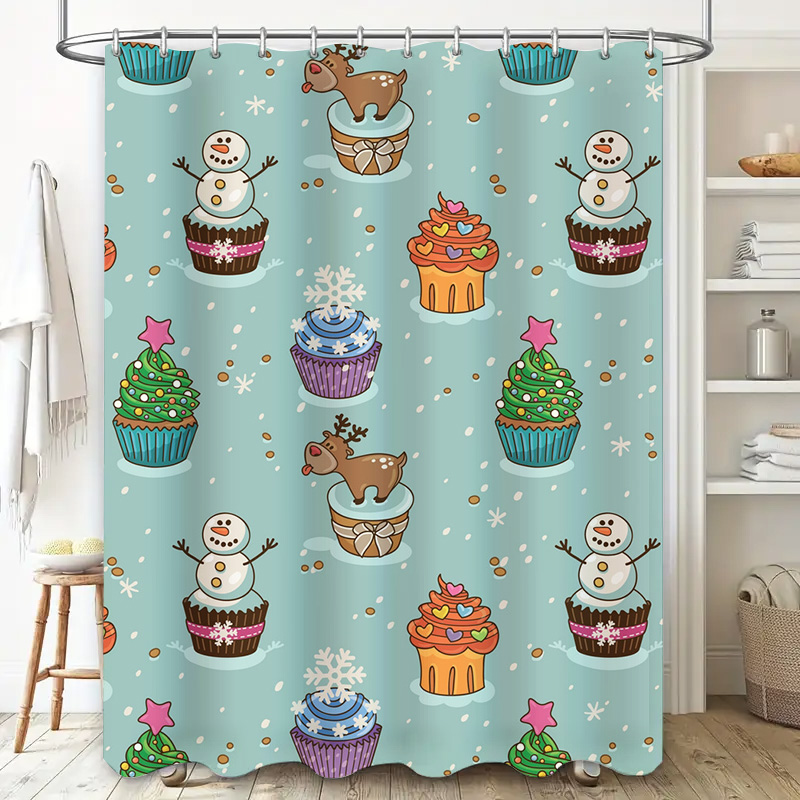 TU Charming Christmas Shower C - Home Bathroom Decor Ideas 评论和价格