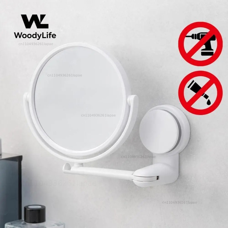 Rotating Plastic Folding Vacuu - Shaving Mirror Suction 评论和价格