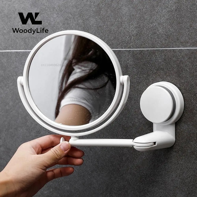 Rotating Plastic Folding Vacuu - Shaving Mirror Suction 评论和价格