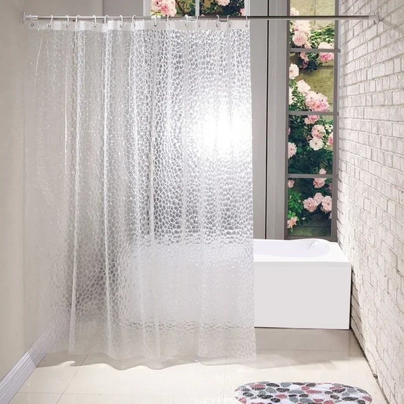 1PCS 180x180cm 3D Bathroom Bat - Shower Curtain Liner 评论和价格