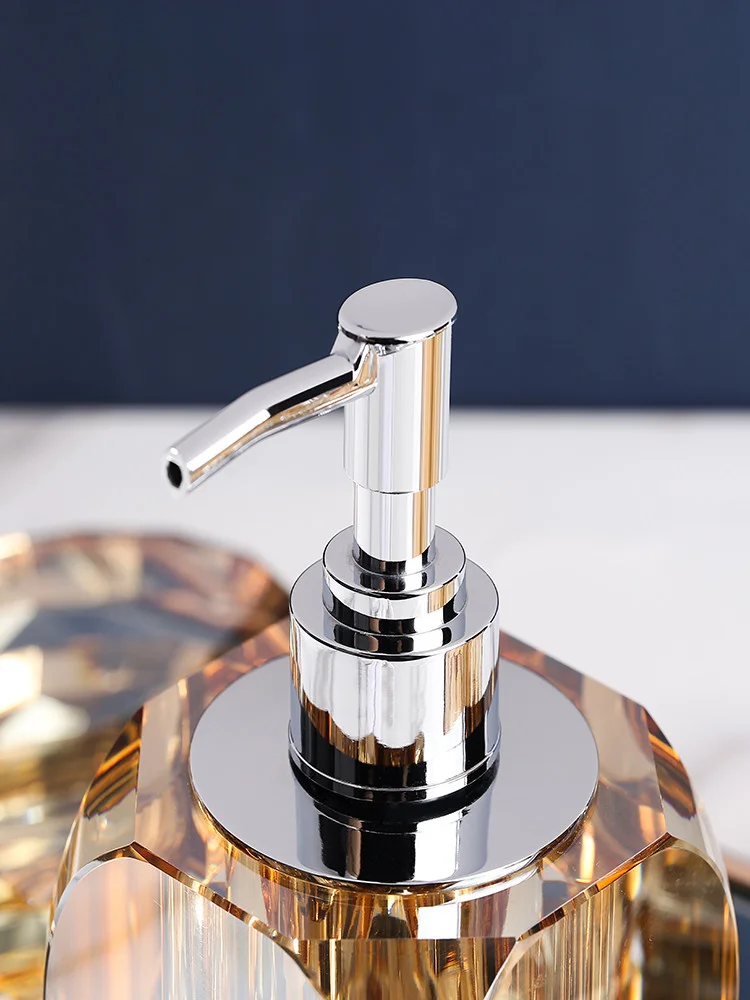 Bathroom Set Crystal Glass Liq - Glass Soap Dish 评论和价格