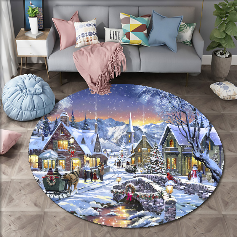 Christmas Woods Snow Scene Car - Home Bathroom Scene 评论和价格