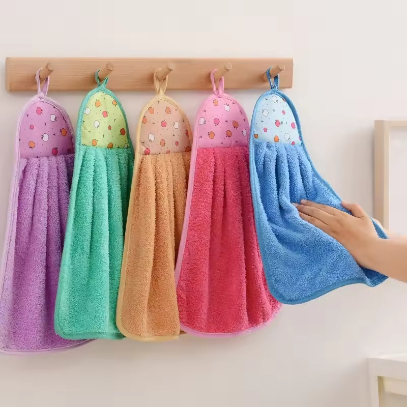 Super Absorbent Hanging Hand T - Home Bathroom Towels 评论和价格