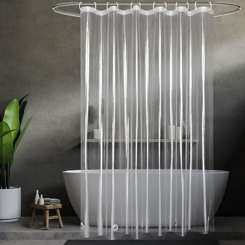 1pc Clear Shower Curtain Liner - Shower Curtain Liner 评论和价格