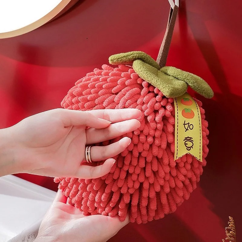Cute Chenille Hand Towel Kitch - Home Bathroom Towels 评论和价格
