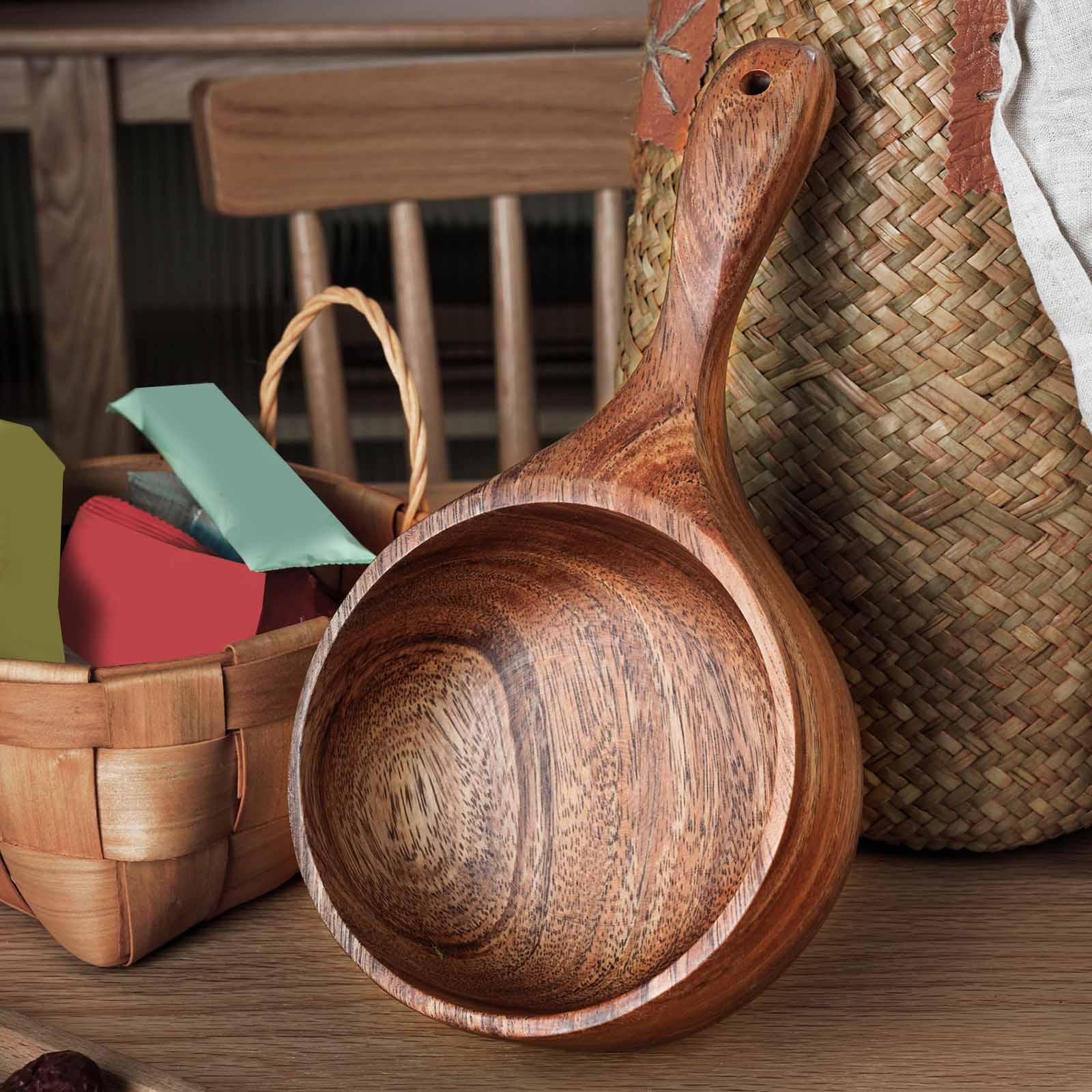 Wooden Sauna Ladle,Household U - Home Bathroom Sauna 评论和价格
