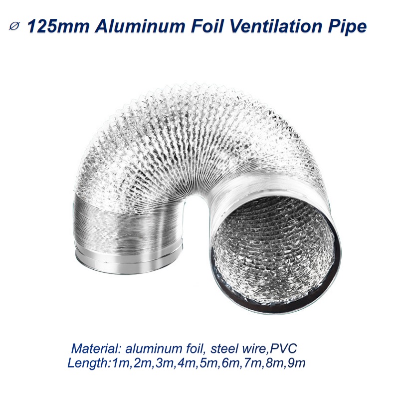 ∅125mm Aluminum Foil Ventilati - Home Bathroom Vent 评论和价格