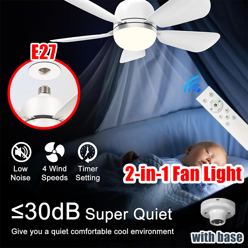 16 Inch 2-in-1 Ceiling Fan wit - Home Bathroom Fan 评论和价格