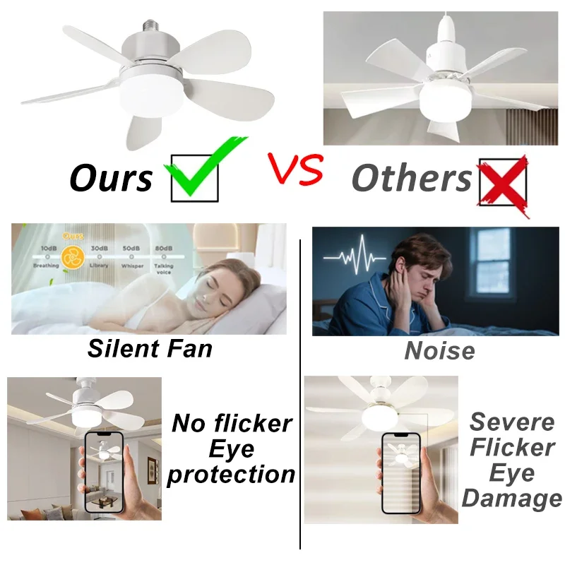 16 Inch 2-in-1 Ceiling Fan wit - Home Bathroom Fan 评论和价格