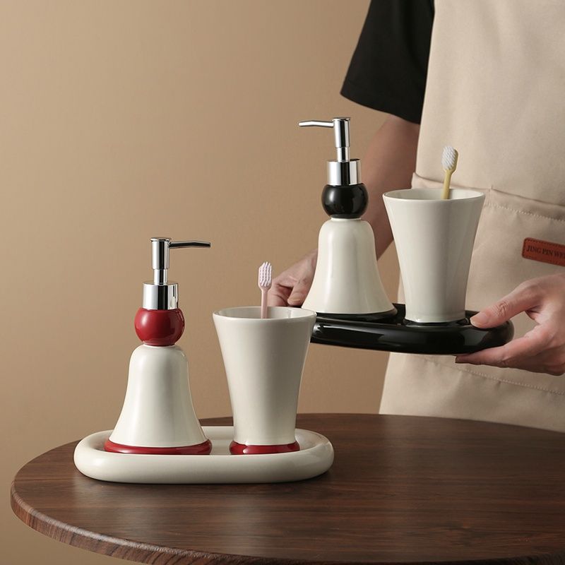 Bathroom Ceramic Lotion Bottle - Home Bathroom Ware 评论和价格
