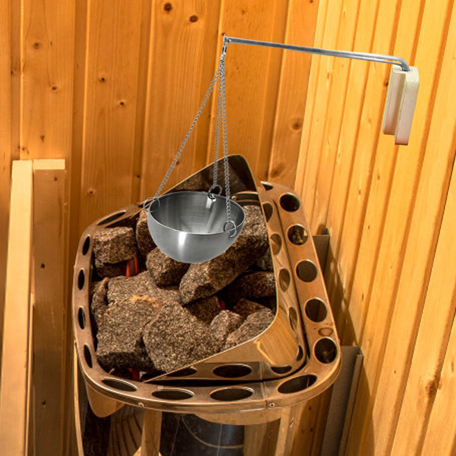 Stainless Steel Sauna Bowl Aro - Home Bathroom Sauna 评论和价格