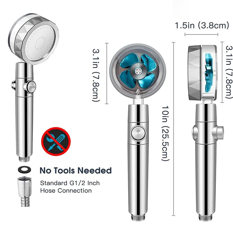 360 Degrees Rotation Turbo Fan - Home Bathroom Fan 评论和价格
