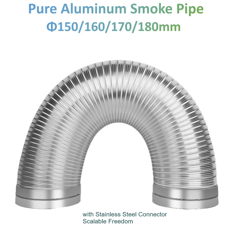 Φ90-180mm Pure Aluminum Smoke  - Home Bathroom Vent 评论和价格