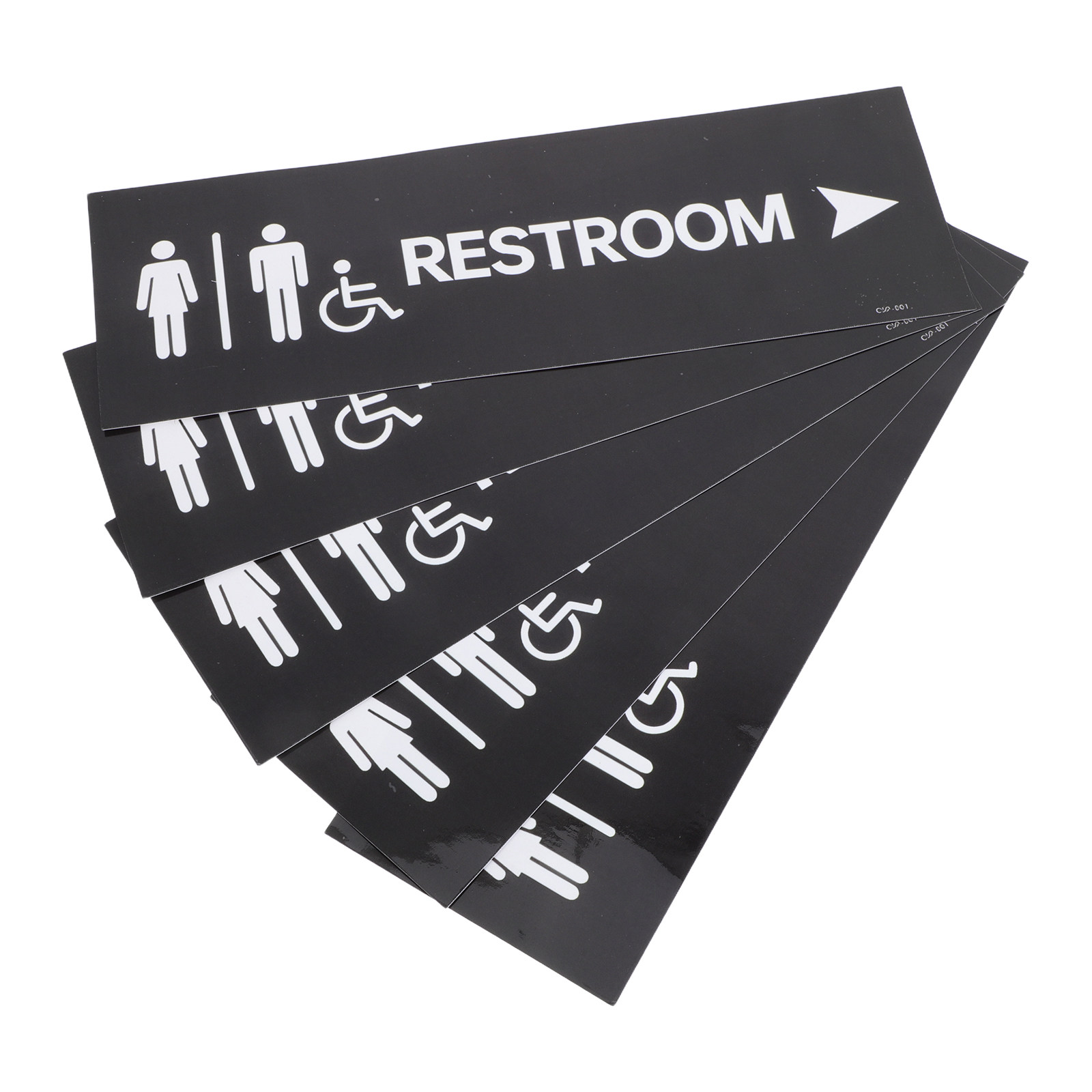 5Pcs Self-Adhesive Bathroom Do - Home Bathroom Sign 评论和价格