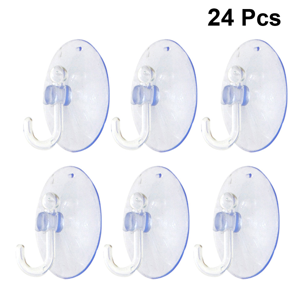 24Pcs Suction Cup Hooks Strong - Home Bathroom Towels 评论和价格