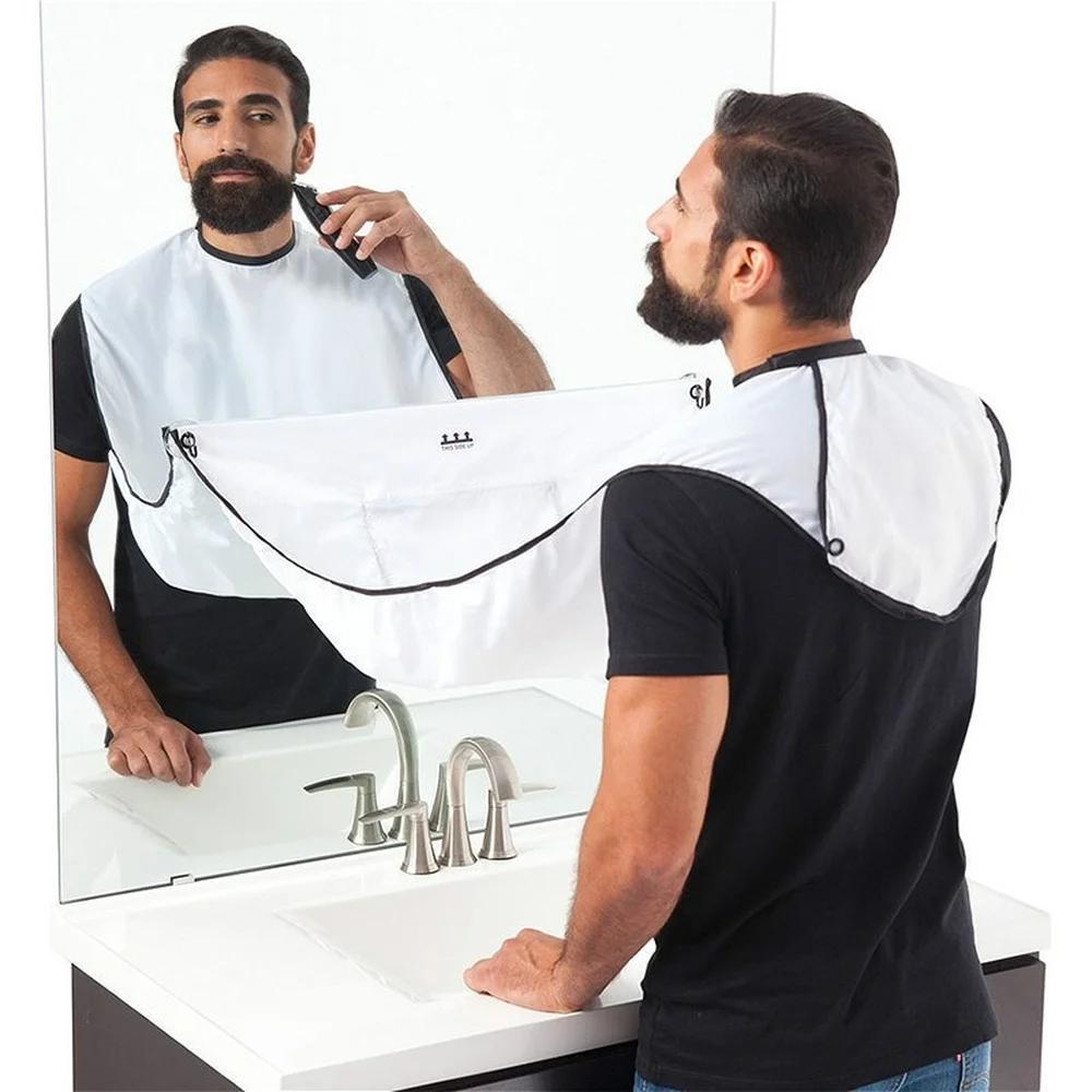 1PC Men Beards Shaving Aprons  - Shaving Mirror Suction 评论和价格