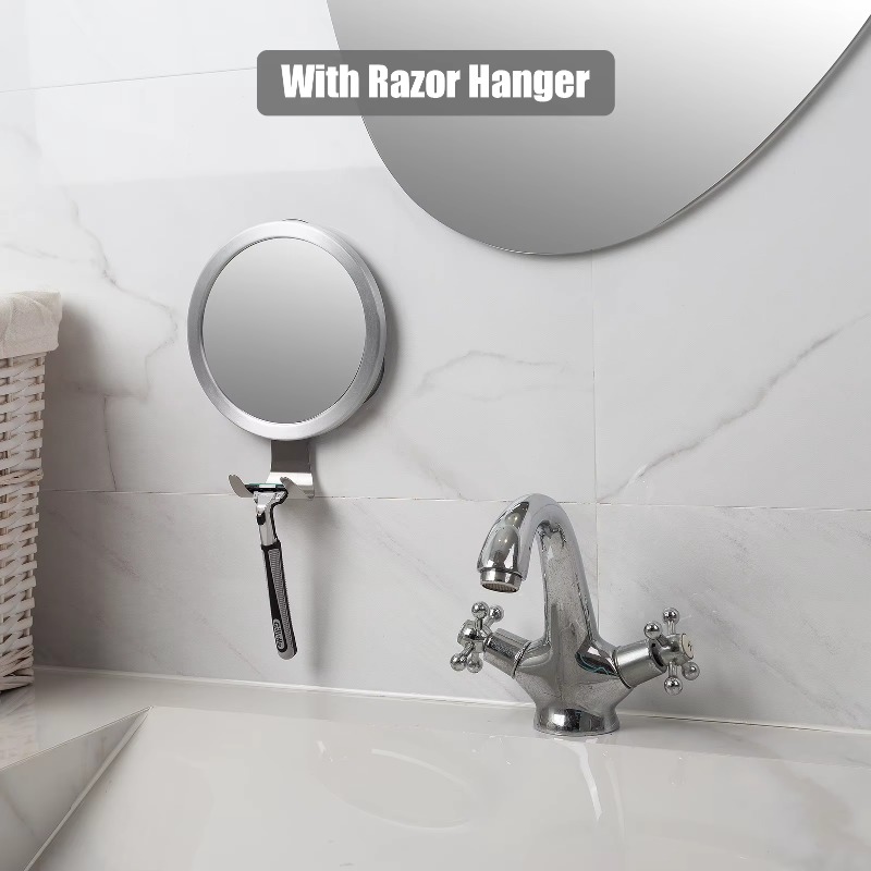 Bathroom Fogless Shower Mirror - Shaving Mirror Suction 评论和价格