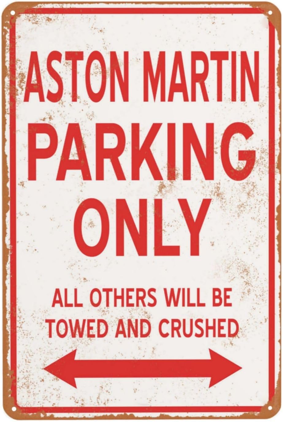 Vintage Metal Sign Aston Parki - Home Bathroom Sign 评论和价格