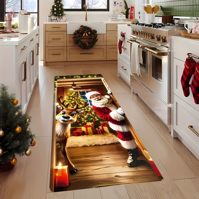 VIKAMA 3D Santa Reindeer Chris - Home Bathroom Wear 评论和价格